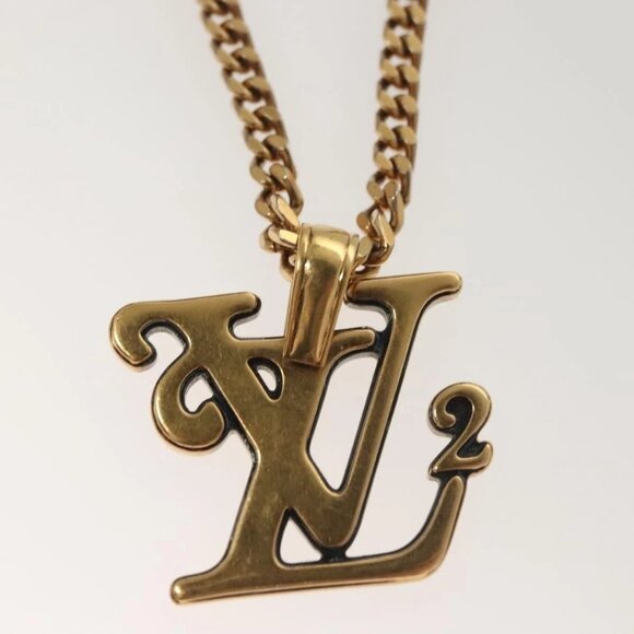 LOUIS VUITTON NIGO Collaboration Collier Squared Metal - Picture 3 of 15
